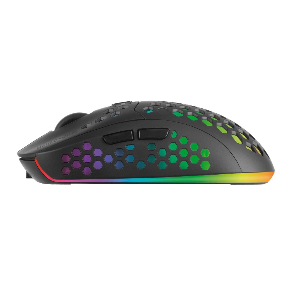 Rato Óptico Mars Gaming MMW3 RGB Wireless 3200DPI Preto - Imagem 4