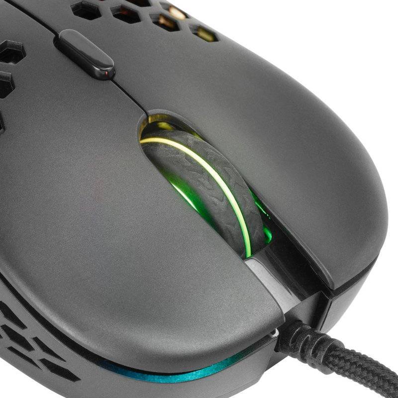 Rato Óptico Mars Gaming MM55 RGB 12800DPI Preto - Imagem 5
