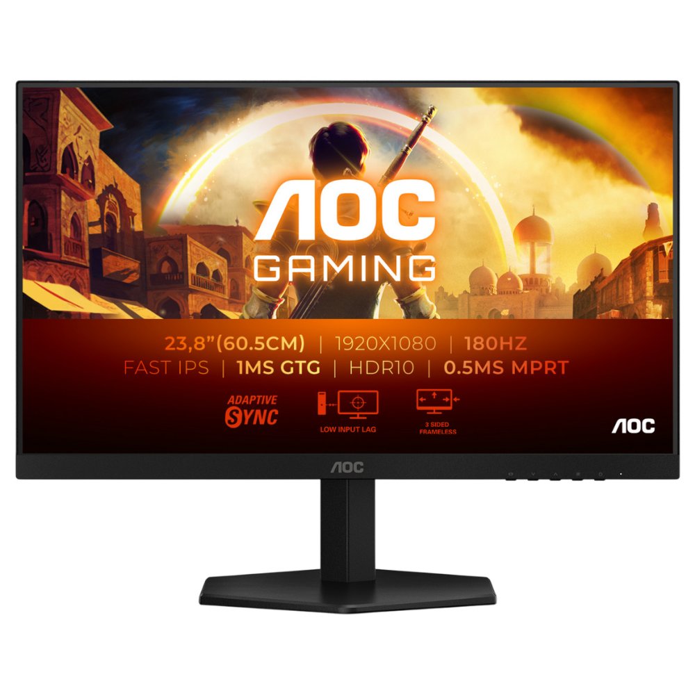 Monitor AOC Gaming 23.8" 24G42E IPS FHD 16:9 180Hz Adaptive Sync HDR10 (1ms)