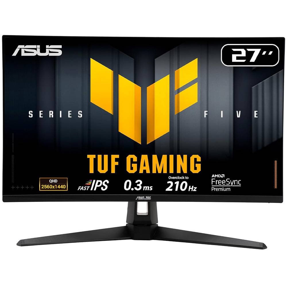 Monitor Asus TUF Gaming VG27AQL5A Fast IPS 27" QHD 16:9 210Hz FreeSync Premium / G-Sync Compatible / VESA Adaptive Sync