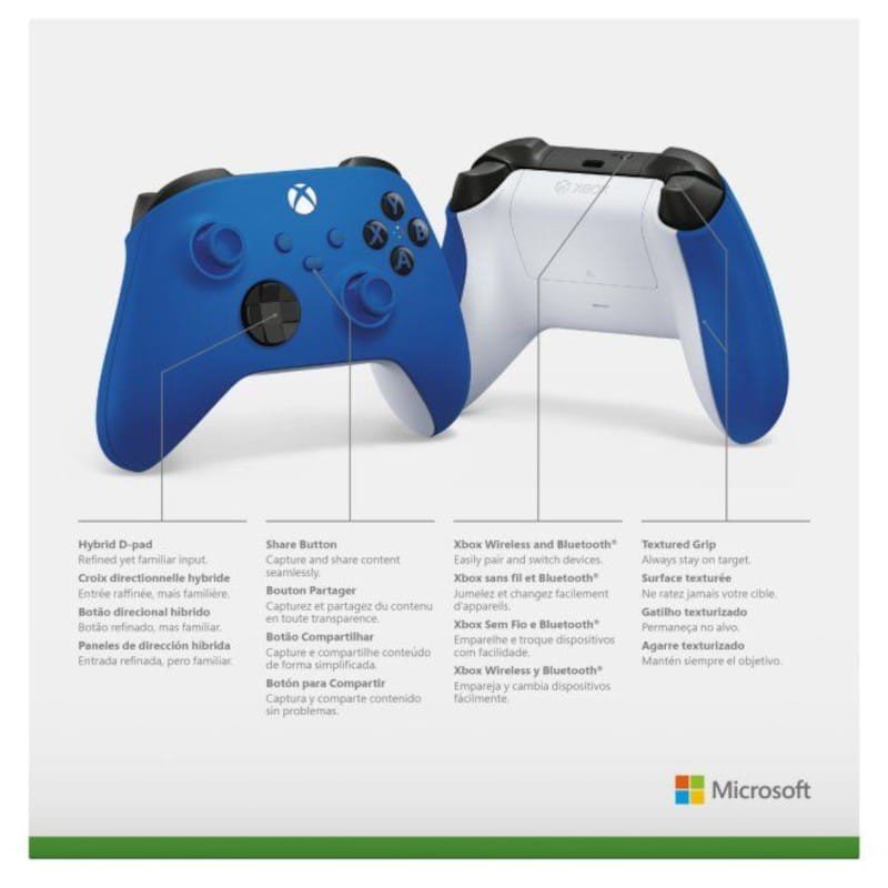 Comando Xbox Series X/S Azul - Gamepad - Imagem 5