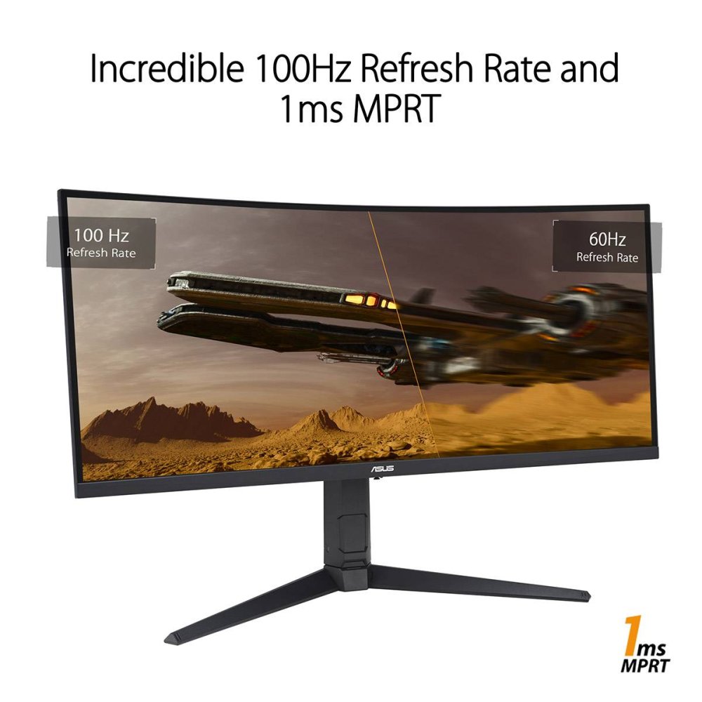 Monitor Curvo Asus TUF Gaming VG34VQEL1A VA W-LED 34" UWQHD 21:9 100Hz FreeSync - Imagem 4